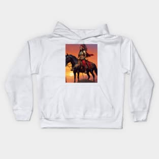 Americans,Native americans Kids Hoodie